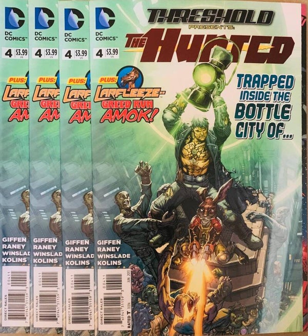 🇺🇸 💿 THRESHOLD Presents: The Hunted The New 52! #4 Comic Lot 2013 DC Comics NM THE COLLECTOR
