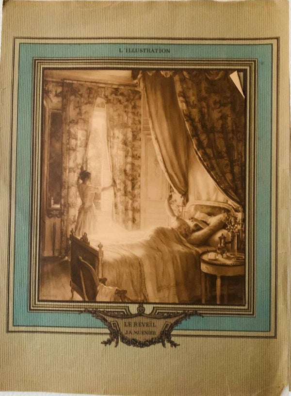 Gravure Ancienne Jules-Alexis Muenier Le Réveil Supplément L'Illustration Art | The Collector