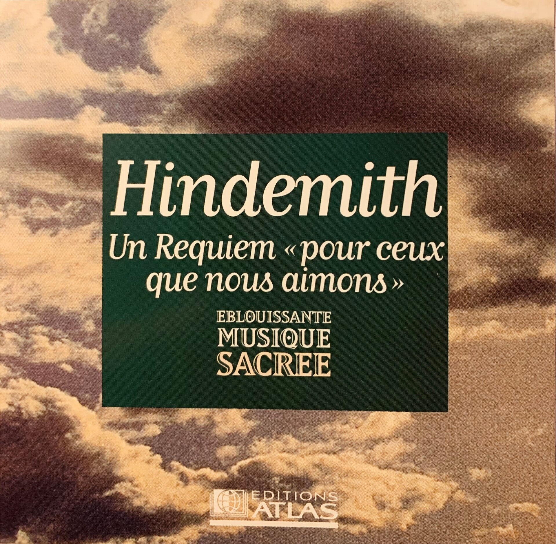 CD Hindemith - Un Requiem pour ceux que nous aimons