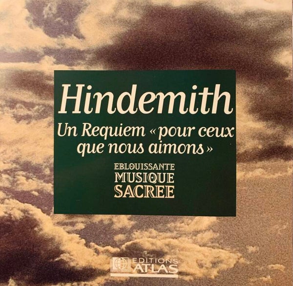 CD Hindemith - Un Requiem pour ceux que nous aimons