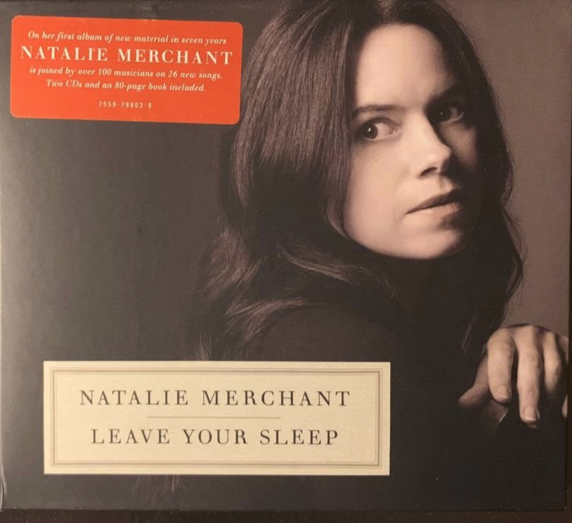 Natalie Merchant CD Leave Your Sleep Deluxe Box Set 2 CD + 80-Page Book Mint