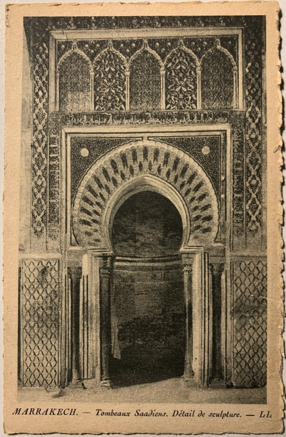 Les Tombeaux Saadiens à Marrakech-Maroc