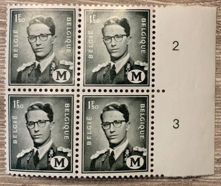 Philatélique militaires belges du roi Baudouin Ier