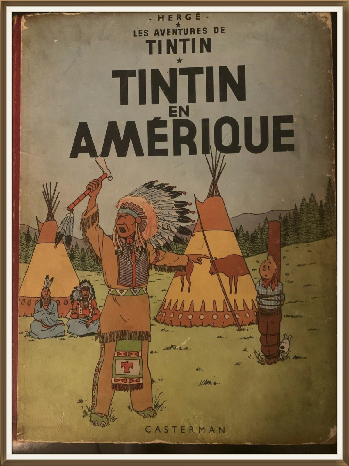 1953 : Tintin en Amérique 1er Edition