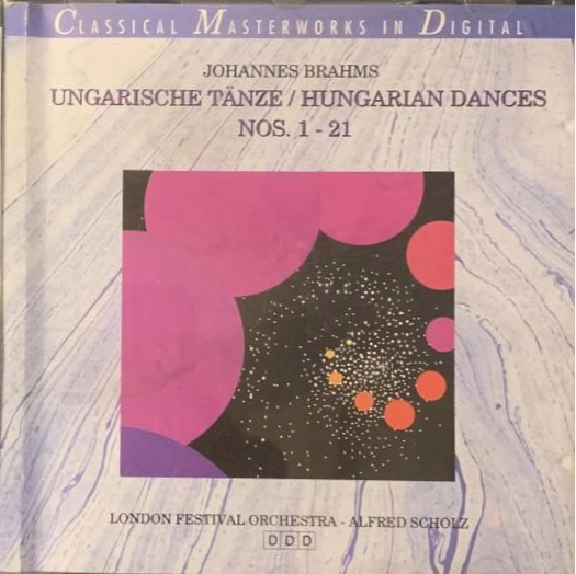 CD JOHANNES BRAHMS - HUNGARIAN DANCES 1-21 - ALFRED SCHOLZ - CLASSICAL MASTERWORKS