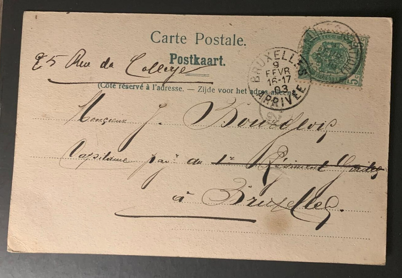 CPA 1er Régiment de Gendarmerie cartes postales  Belgique entre 1900 et 1905