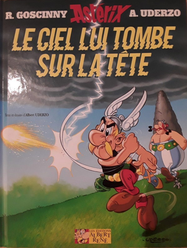 ASTERIX- LE CIEL LUI TOMBE SUR LA TÊTE-BD