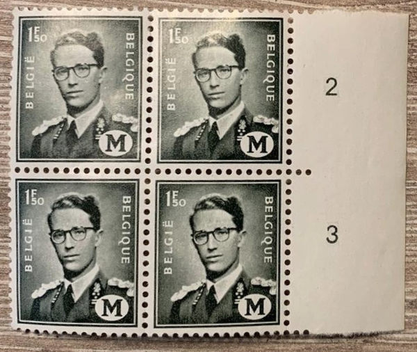 Philatélique militaires belges du roi Baudouin Ier