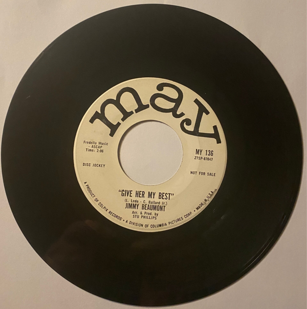 Jimmy Beaumont Give Her My Best / I'll Always Be in Love With You