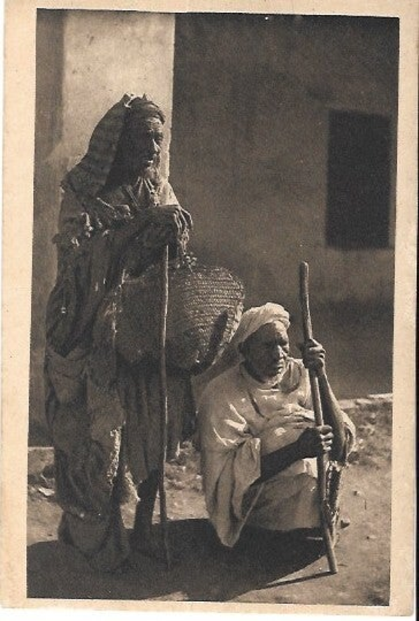 "Marrakech, deux vieillards", ...1915 et 1920. Félix,