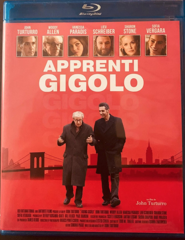 film Apprenti Gigolo (Fading Gigolo). BLU-RAY