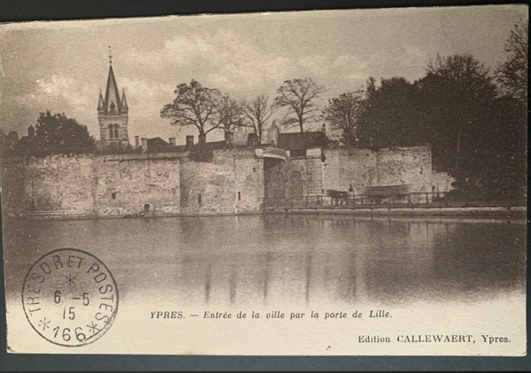 Ypres - België Ieper Yper Rijselpoort Ypres - BELGIUM Postcard