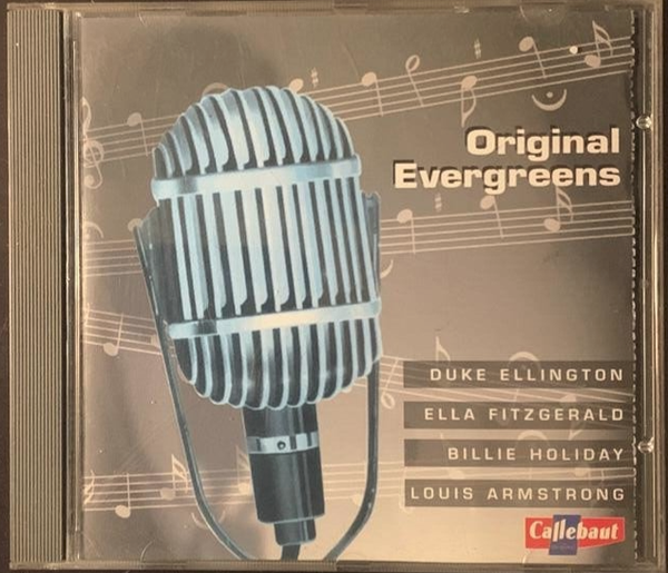 CD ORIGINAL EVERGREENS - JAZZ LEGENDS - ELLINGTON, FITZGERALD, HOLIDAY, ARMSTRONG