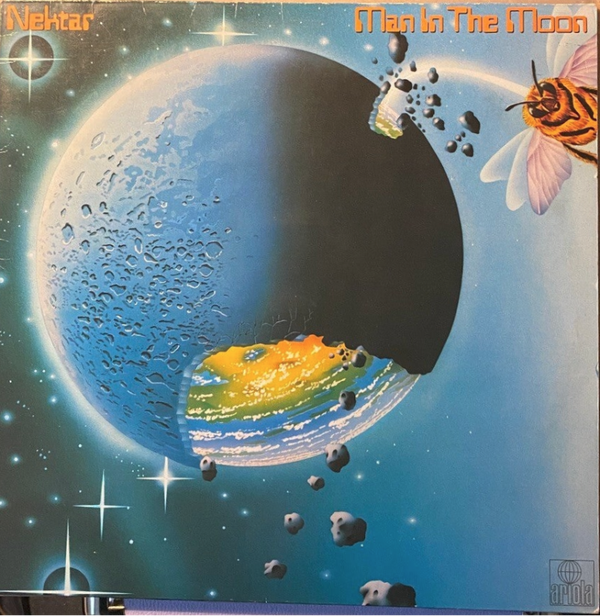 🇩🇪 Vinyle LP Nektar – Man In The Moon (1980) – ORIGINAL GERMAN PRESSINGProgressive Rock / Space Rock – Ariola Records – THE COLLECTOR