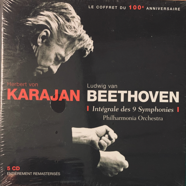 💿 BEETHOVEN 9 Symphonies KARAJAN 5 CD Box Set 2008 EMI Classics MINT SCELLÉ THE COLLECTOR