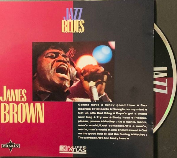 CD James Brown – Jazz & Blues Collection (Éditions Atlas / Charly Records)