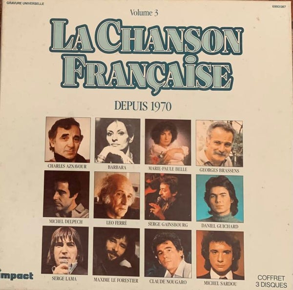 La chanson Française Depuis 1970 Vol 3 Coffret de 3 disques
