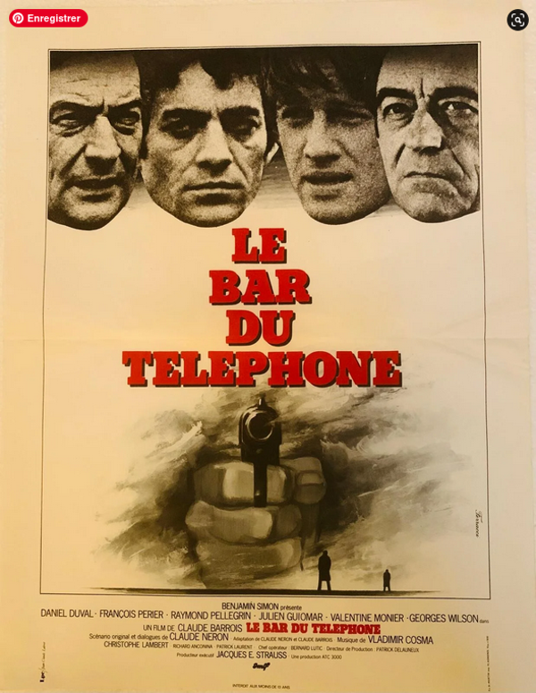 🇫🇷 LE BAR DU TÉLÉPHONE (1980) | Original French Movie Poster