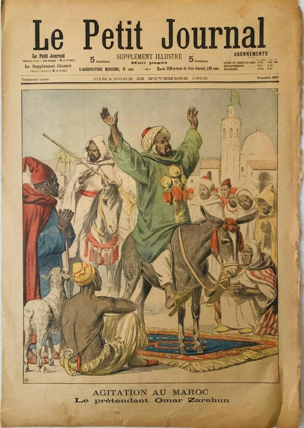 🇲🇦 Le Petit Journal 1902 Prétendant Omar Zarahun Maroc / Antique Newspaper Art | The Collector