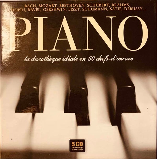 Coffret 5 CD Piano - La Discothèque Idéale en 50 chefs-d'œuvre