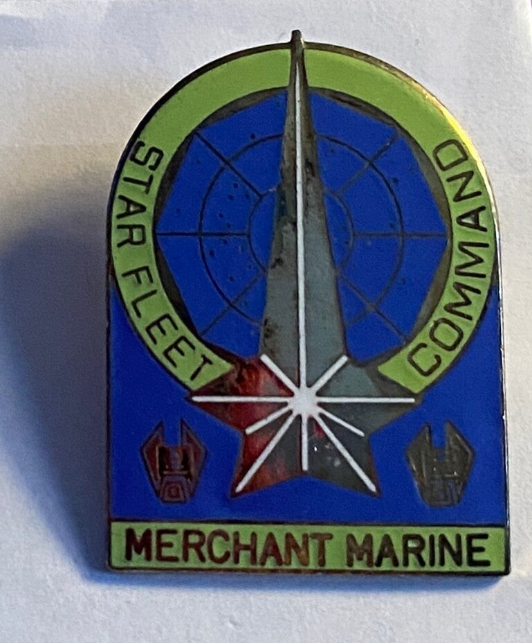 Pin's Collection Star Trek Starfleet Command Merchant Marine Vintage