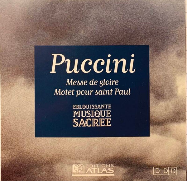 CD Puccini - Messe de Gloire & Motet pour Saint Paul