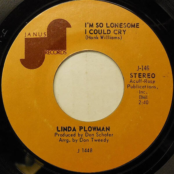 Linda Plowman ‎– I'm So Lonesome I Could Cry