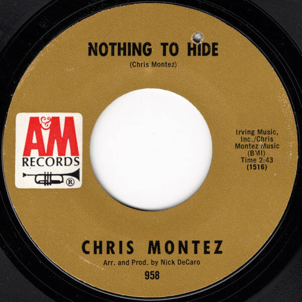 Chris Montez ‎– Love Is Here To Stay / Nothing To Hide