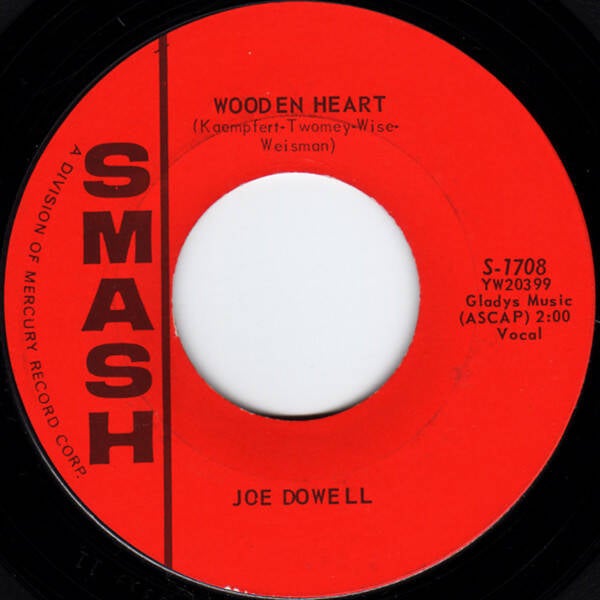 Joe Dowell ‎– Wooden Heart