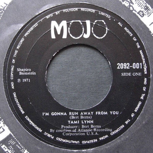 Tami Lynn ‎– I'm Gonna Run Away From You