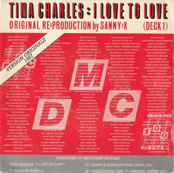 Tina Charles ‎– I Love To Love