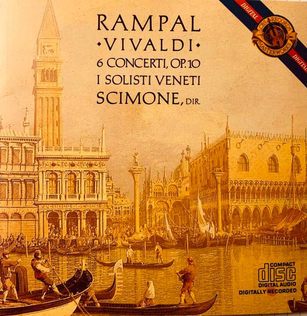 CD Jean-Pierre Rampal - Vivaldi : 6 Concerti Op. 10  I Solisti Veneti