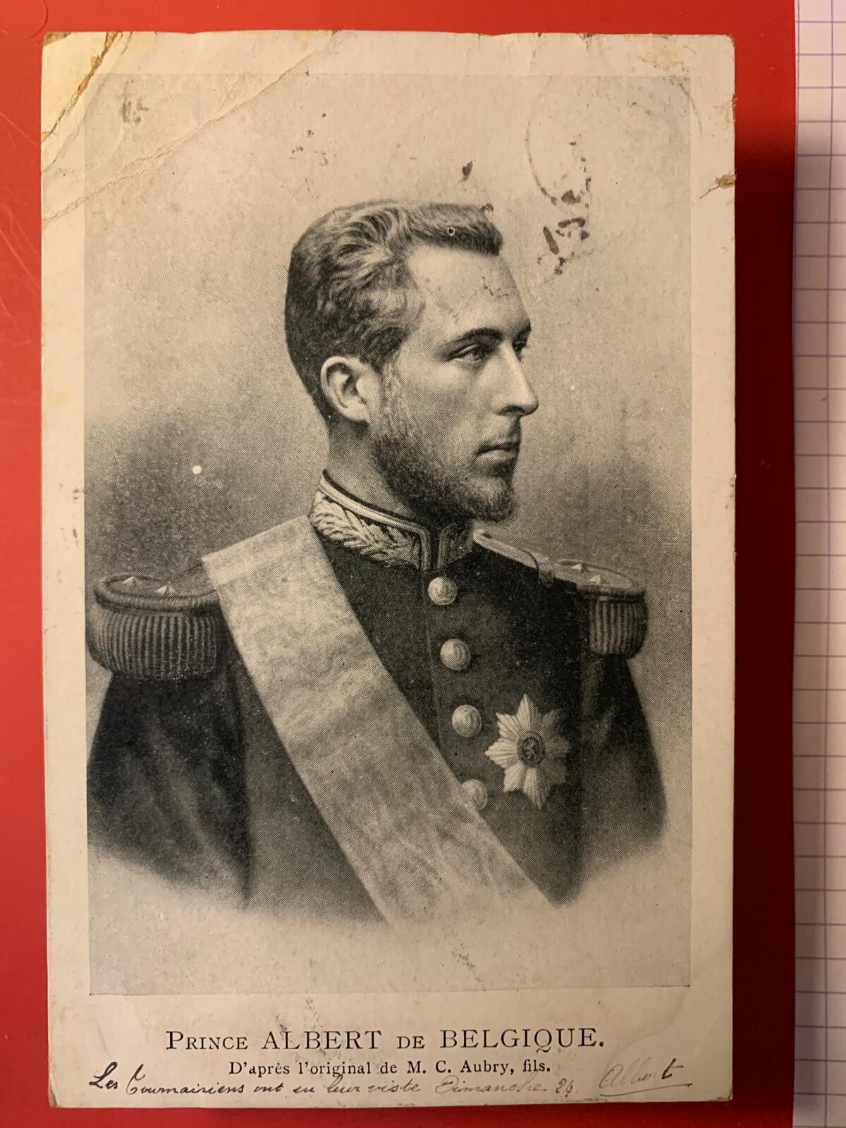 🇧🇪 BELGIUM – Prince Albert of Belgium Future King Albert I | Antique Royalty Postcard