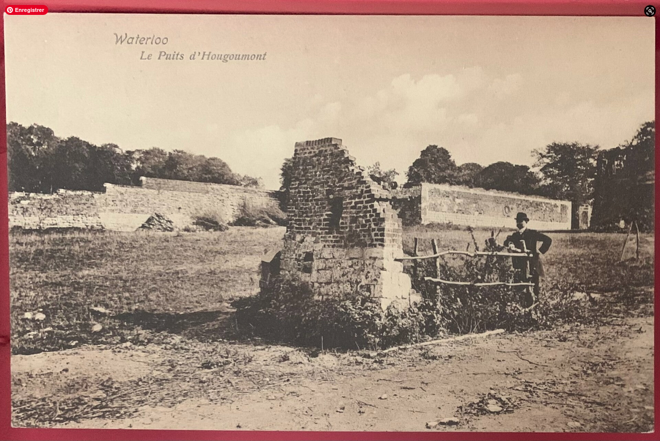 🇧🇪 WATERLOO – Monument des Belges (No. 25) | Carte Postale Historique d'Époque