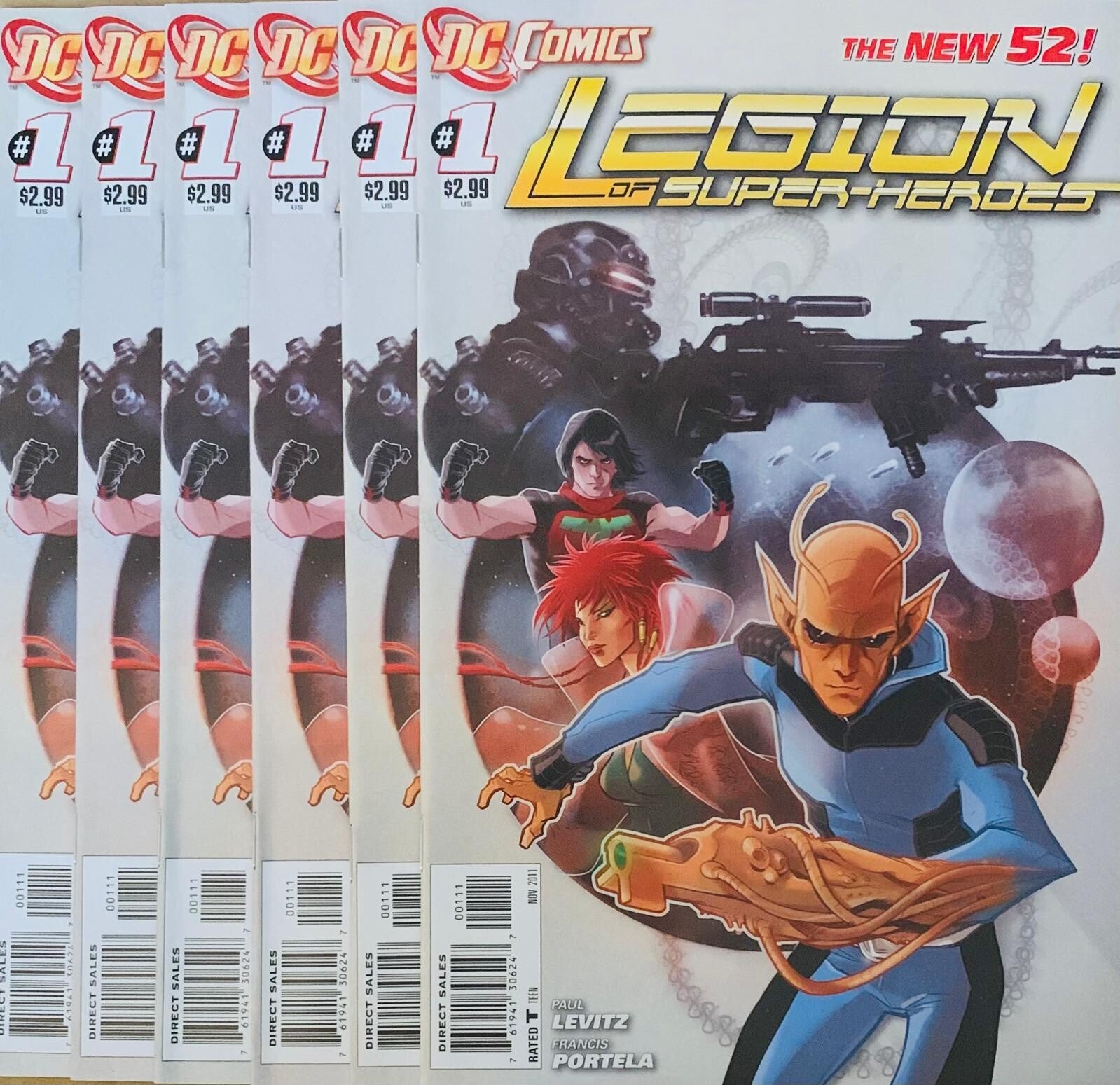 🇺🇸 💿 LEGION OF SUPER-HEROES The New 52! #1 Comic Lot 2011 DC Comics NM THE COLLECTOR