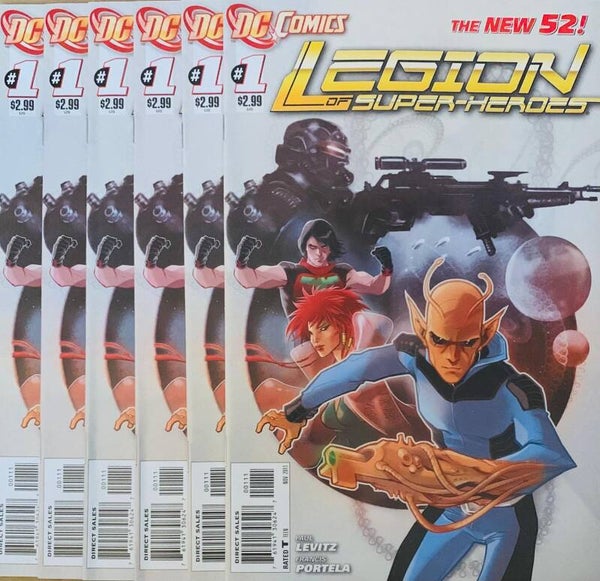 🇺🇸 💿 LEGION OF SUPER-HEROES The New 52! #1 Comic Lot 2011 DC Comics NM THE COLLECTOR