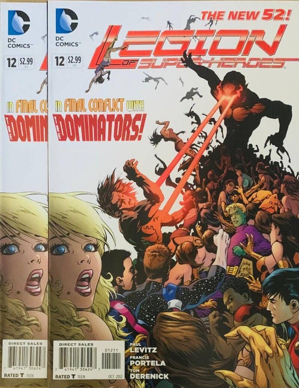 🇺🇸 💿 LEGION OF SUPER-HEROES The New 52! #12 Comic Lot 2012 DC Comics NM THE COLLECTOR