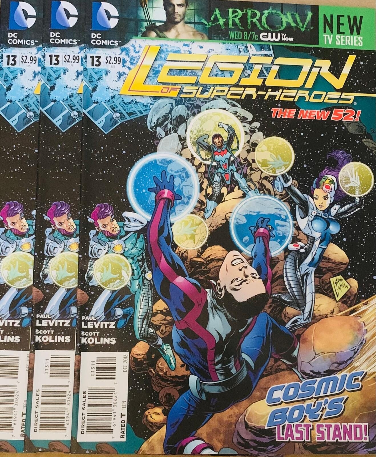 🇺🇸 💿 LEGION OF SUPER-HEROES The New 52! #13 Comic Lot 2012 DC Comics NM THE COLLECTOR