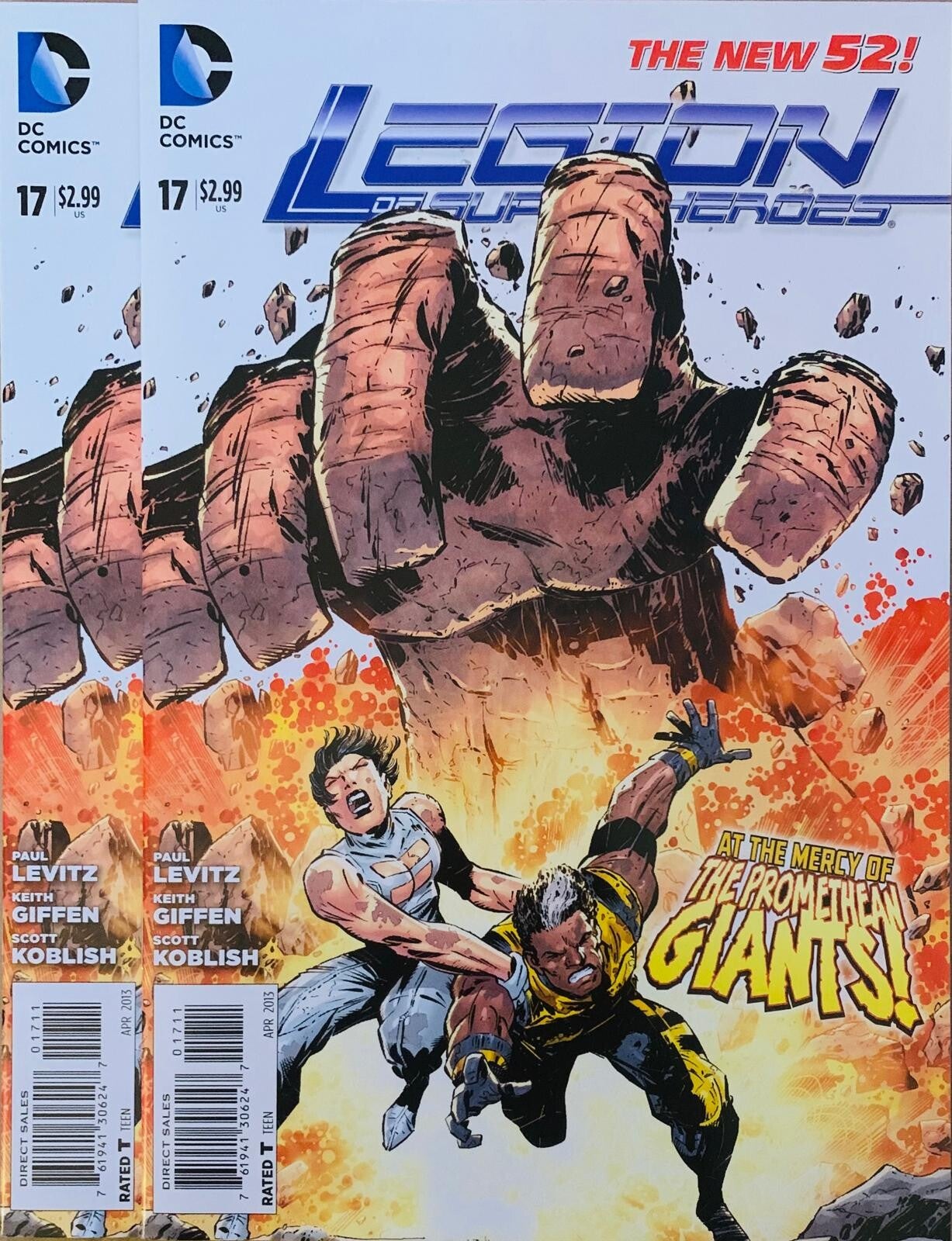 🇺🇸 💿 LEGION OF SUPER-HEROES The New 52! #17 Comic Lot 2013 DC Comics NM THE COLLECTOR