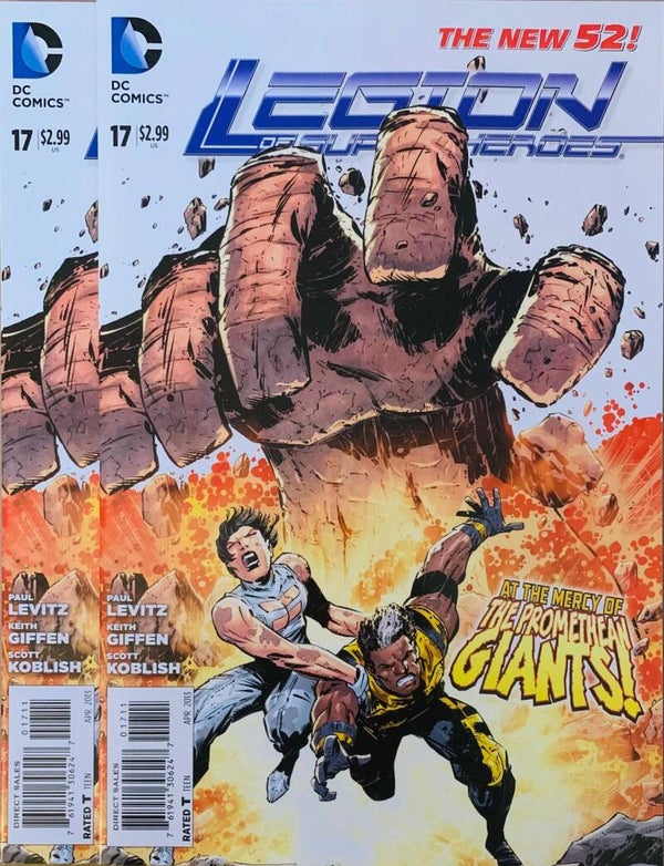 🇺🇸 💿 LEGION OF SUPER-HEROES The New 52! #17 Comic Lot 2013 DC Comics NM THE COLLECTOR