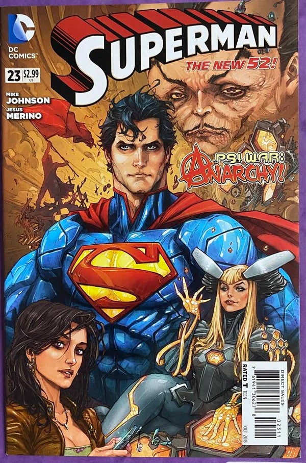 Superman #23 (2013) VO - The New 52! DC Comics Psi-War: Anarchy! - Jesus Merino / Mike Johnson