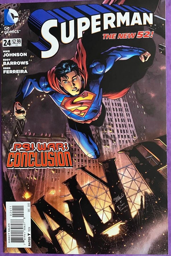 Superman #24 (2013) VO - The New 52! DC Comics Psi-War: Conclusion - Eddy Barrows