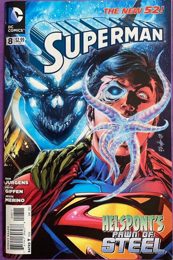 Superman #8  – The New 52  - Helspont's Pawn of Steel -DC Comics VO - (2012) - VF+