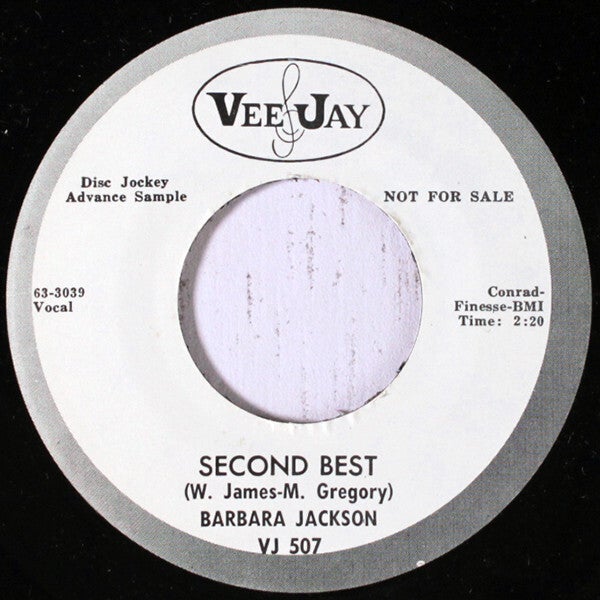 Barbara Jackson ‎– Second Best / Invitation to a Wedding