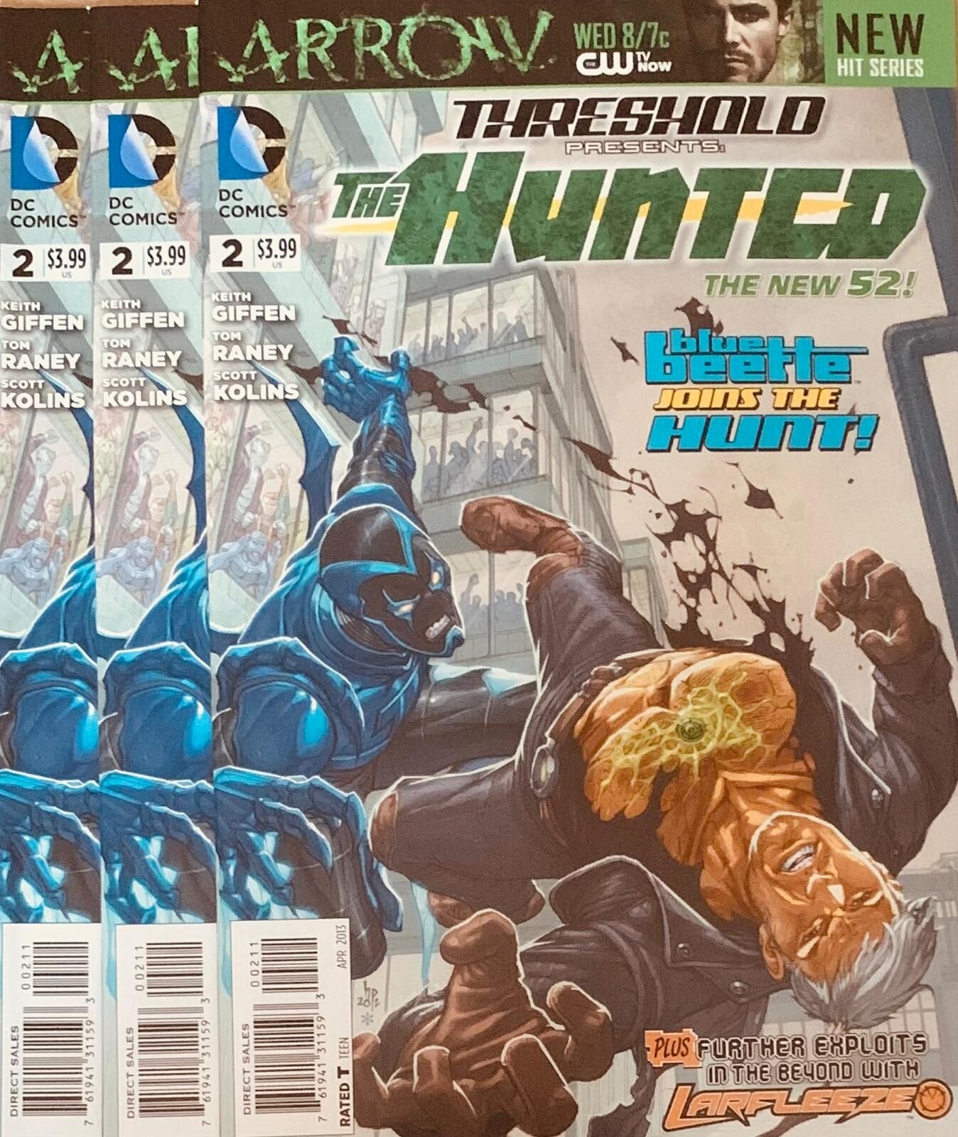 🇺🇸 💿 THRESHOLD Presents: The Hunted The New 52! #2 Comic Lot 2013 DC Comics NM THE COLLECTOR