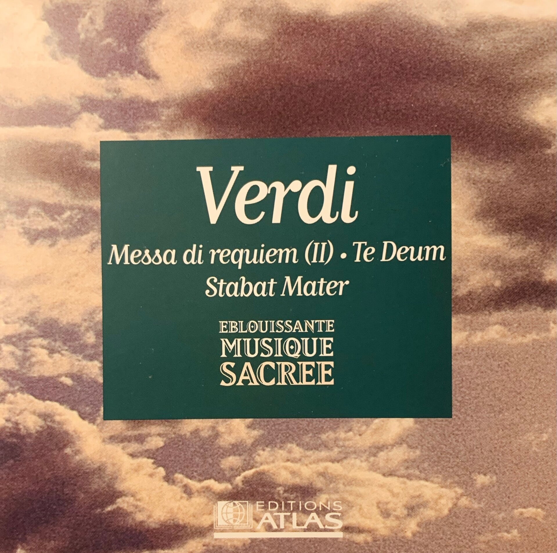 CD Verdi - Messa di Requiem (II), Te Deum & Stabat Mater