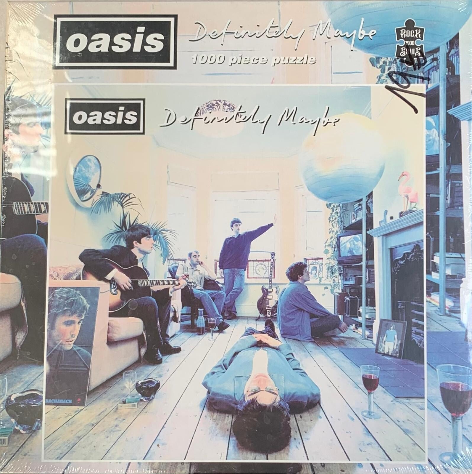 🇬🇧 OASIS – Definitely Maybe [1000 Piece Puzzle] [Rock Saws] [NEW / SEALED] THE COLLECTOR
