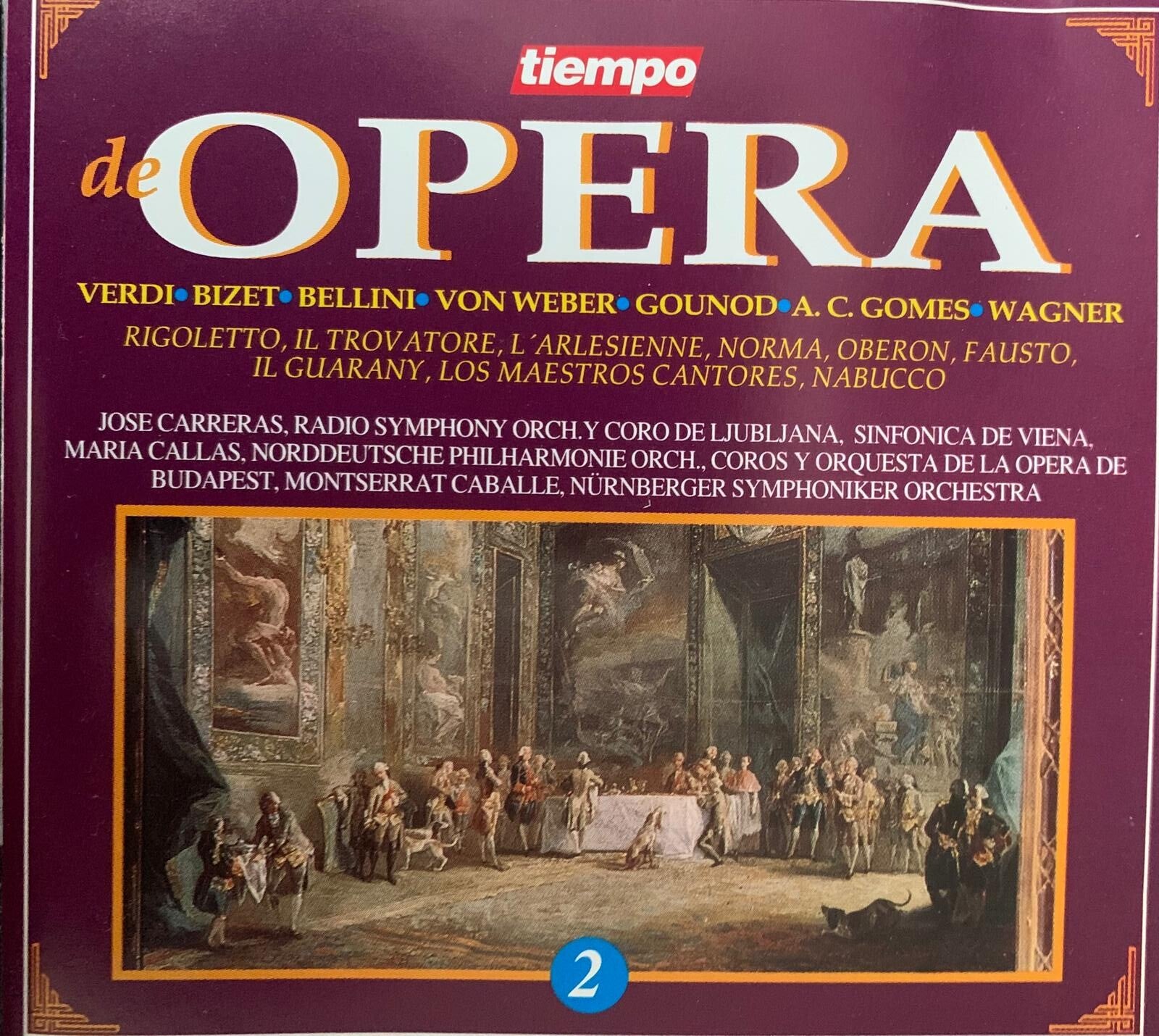 CD, Tiempo de Ópera - Vol. 2 par le Grupo Zeta (label Tiempo).