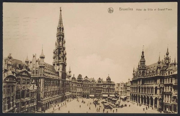 CPA- la Grand-Place de Bruxelles, la place centrale historique de la ville.