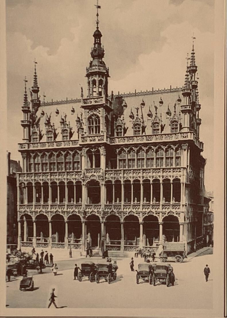 CPA-la Maison du Roi située sur la Grand-Place de Bruxelles, photographiée au début du XXe siècle